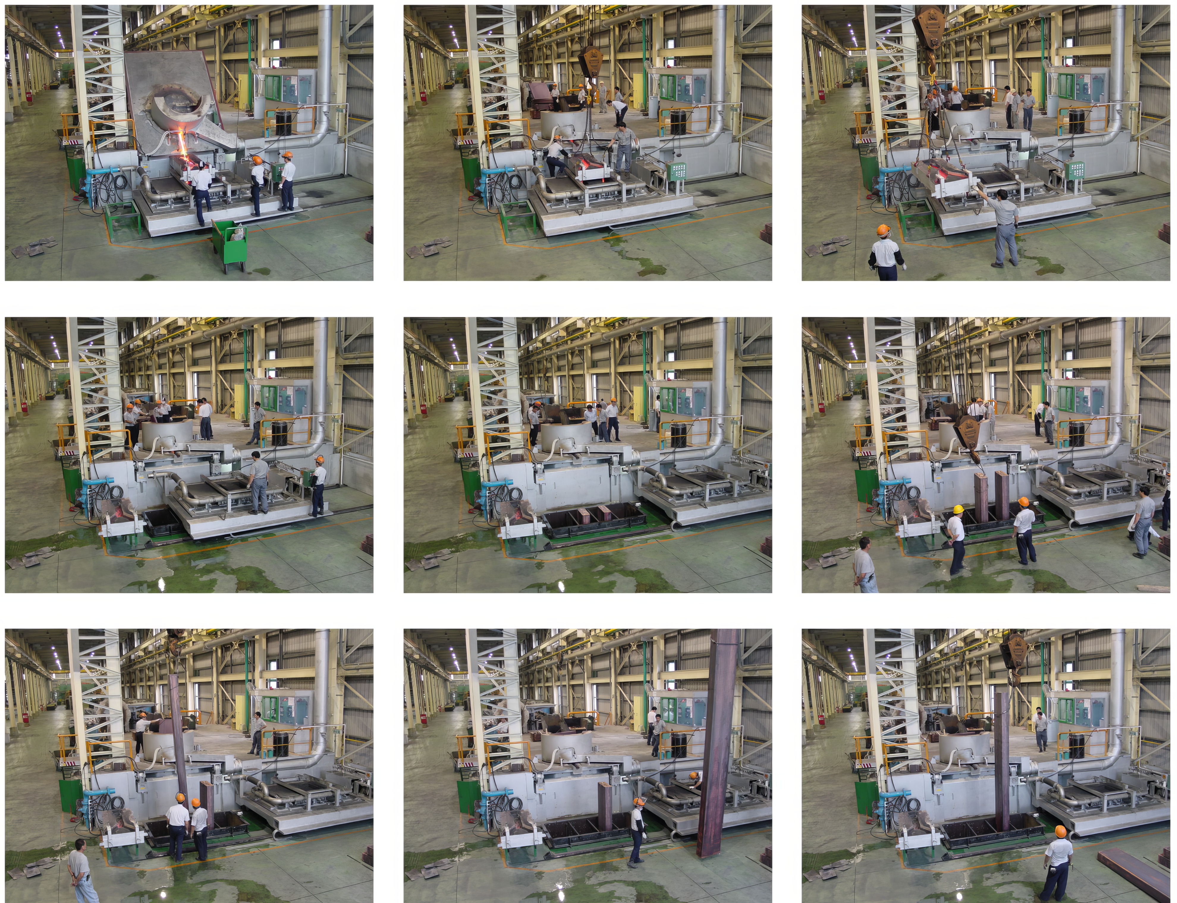 直立式油壓半連續鑄造機 - 詳細圖片