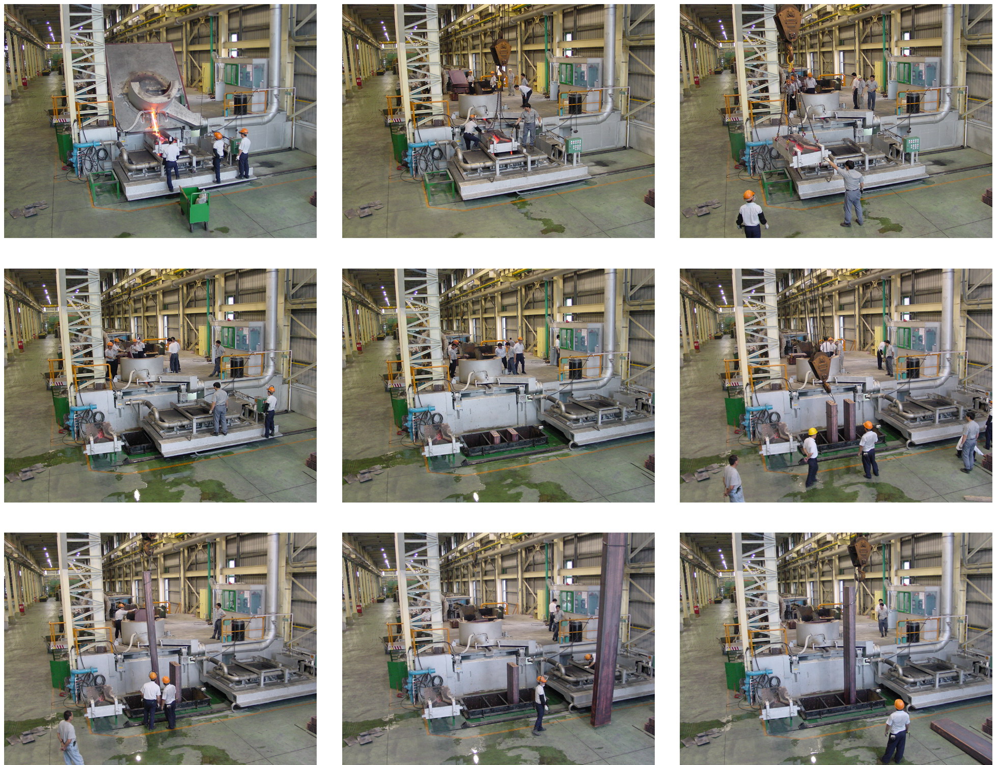 Vertical hydraulic semi-continuous casting machine