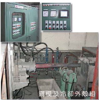 Horizontal continuous casting machine
